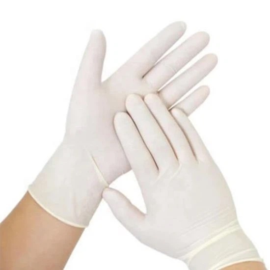 Medical Sterilized CE Latex Surgical Gloves Without Powder